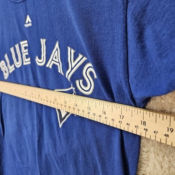Toronto Blue Jays Josh Donaldson #20 T-Shirt Blue Short Sleeve MLB Men's Size S - Picture 3 of 10